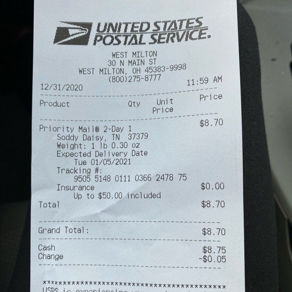 Shipping Proof